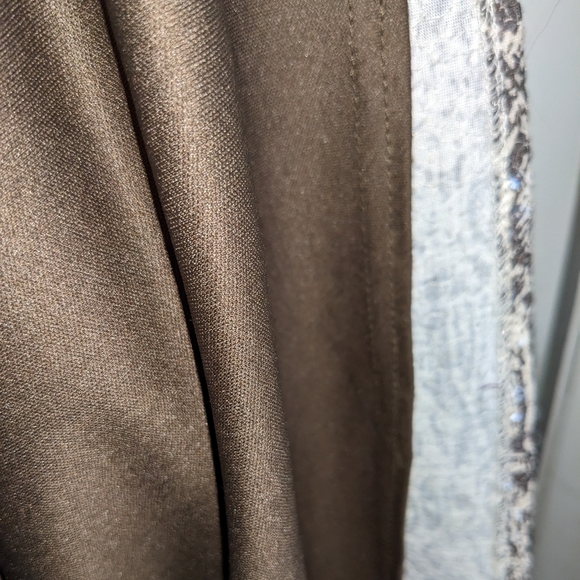 Cache long sequin dress/ size 2/ tan and grey - Picture 8 of 11